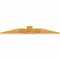 Ekena Millwork Portland Rough Sawn Timber Gable Bracket, Western Red Cedar, 60"W x 10"H x 2"D x 6"F, 4/12 Pitch GBW060X10X0206POR00RWR - alternate 2